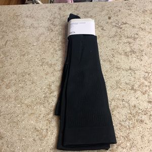 NWT Nordstrom Rack Brand Black Knee High Energizing Support Socks - 2 Pair